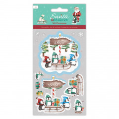 Papermania Santa and Friends Mini Decoupage Snow